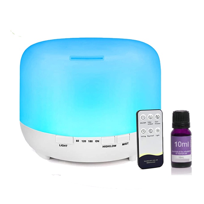 500ml 7 Led Humidifier With Essential Oil Ultrasonic Aromatherapy Essential Oil Diffuser Air