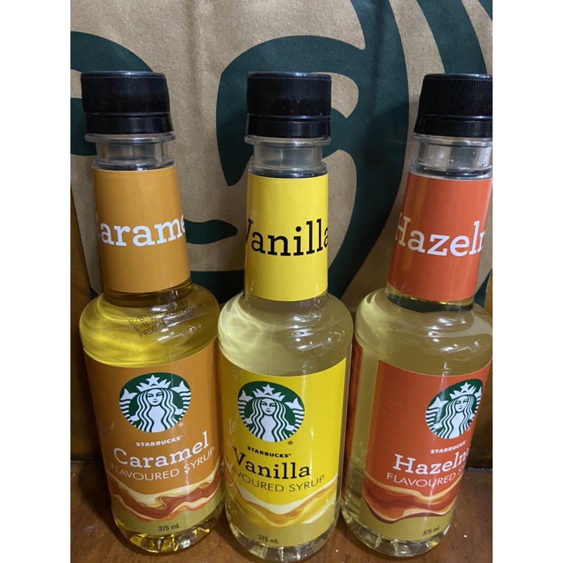 Starbucks Flavored Syrups in 3 Flavors. Shopee Philippines
