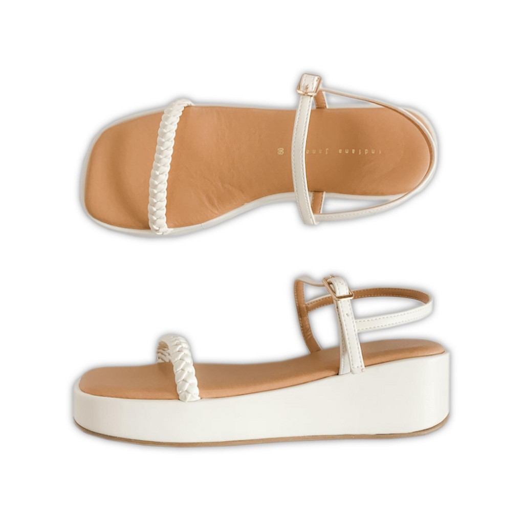 platform braid sandal