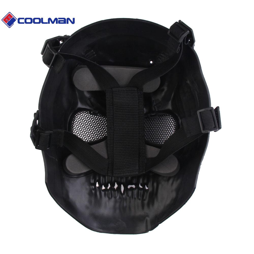 Black Full Face Wire Mesh Protection Airsoft Paintball Mask PROP Cosplay M615