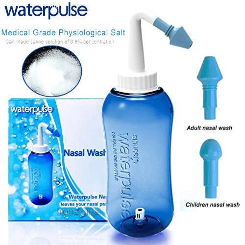 Waterpulse Nose Cleaner 300ml Neti Pot Nasal Wash Adults Children Nose Wash System sinus Irrigators