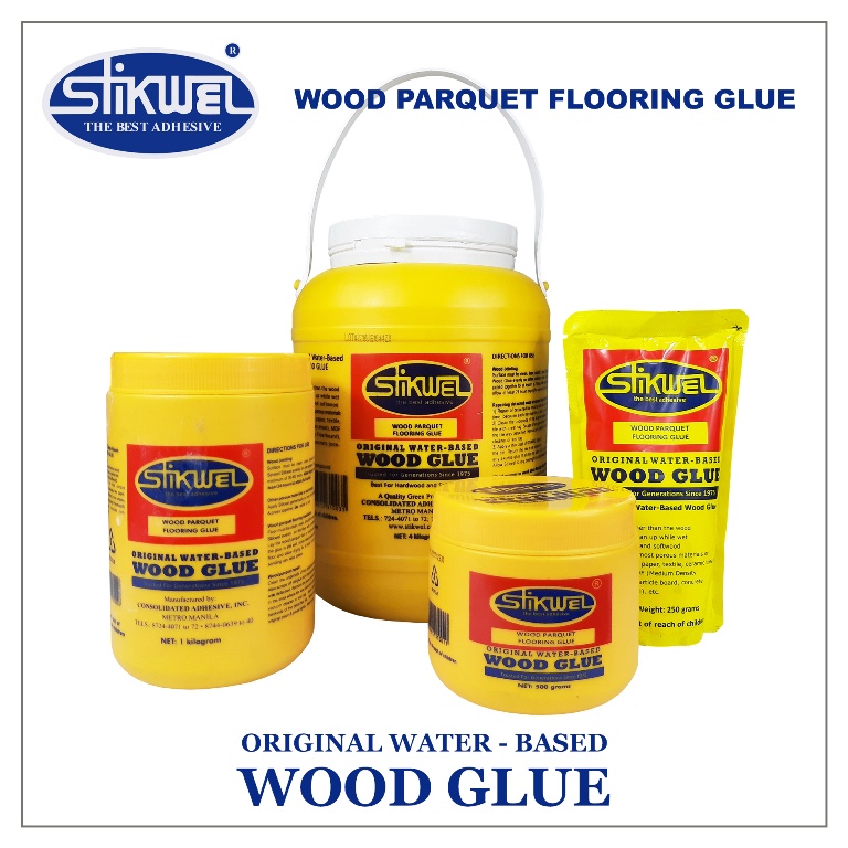 Stikwel Adhesive Wood Parquet Flooring Glue Water Based Wood Glue