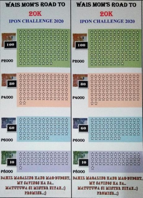 Ipon Challenge Sticker Shopee Philippines ipon challenge sticker