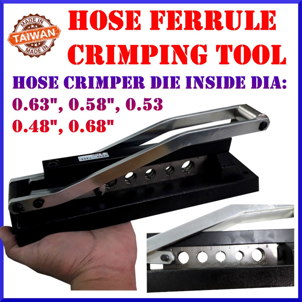 HOSE FERRULE CRIMPING TOOL HC50 Ferrule Crimper Shopee Philippines