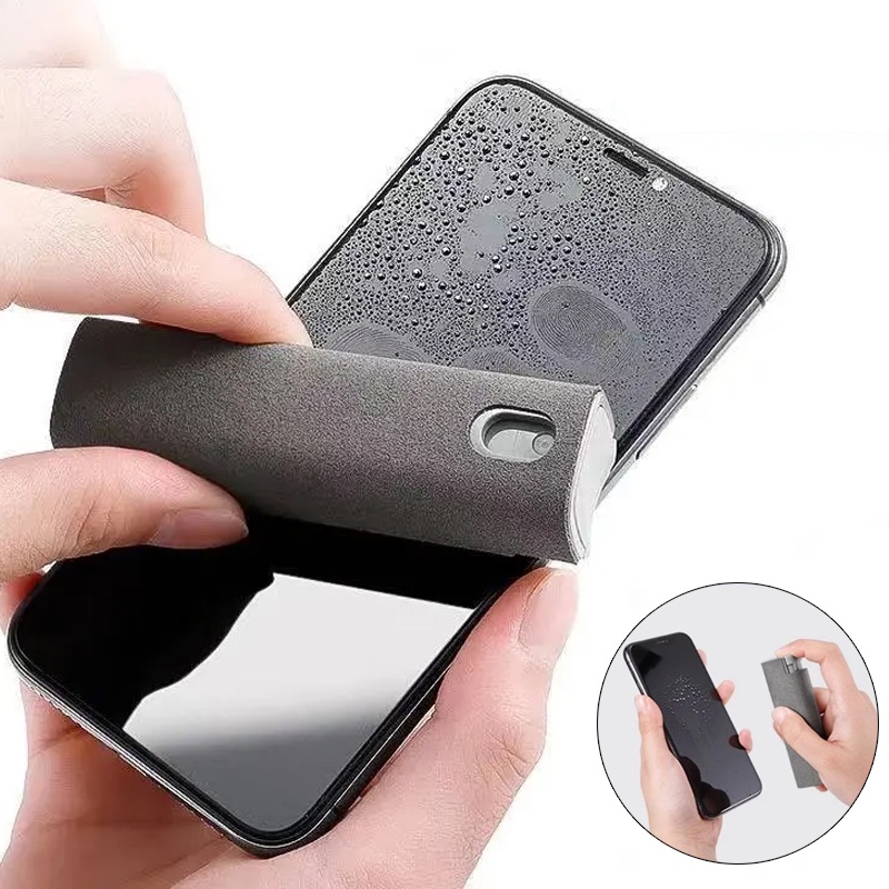 2 In 1 Multifunctional Portable Mobile Phone Screen Cleaner Spray 