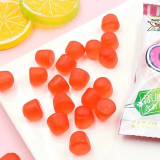 EQGS Jelly QQ Sweet Soft Fruit Gummy Sugar Candy 20g Want Want WangZai ...