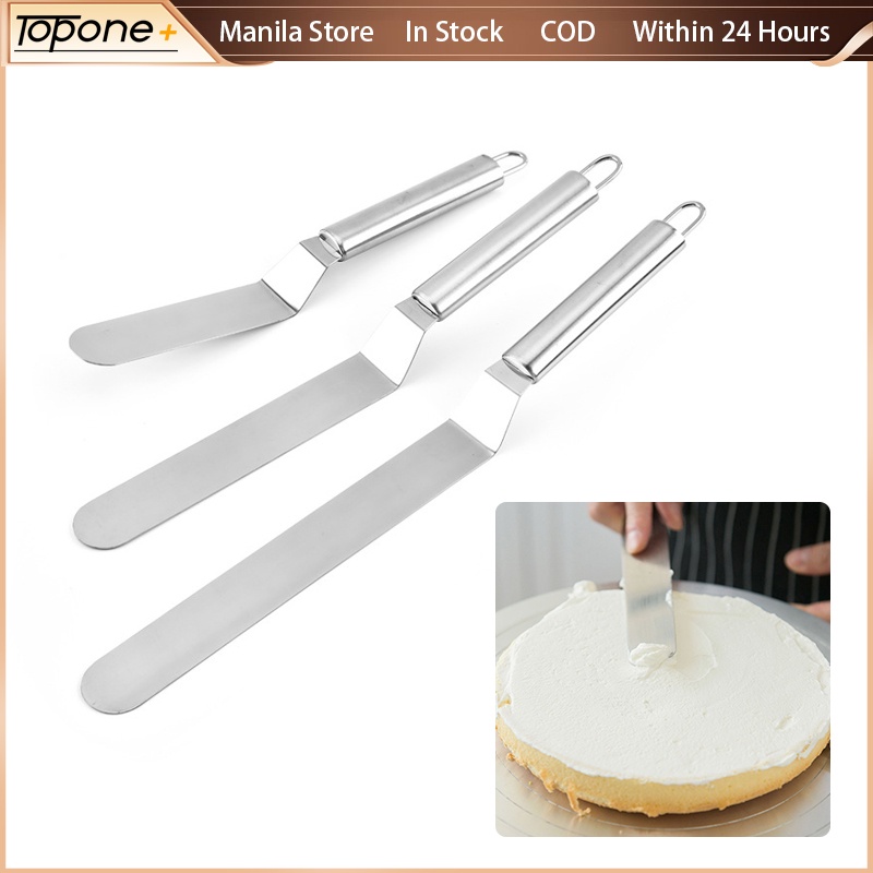 Cake Spatula Stainless Steel Buttercream Icing Frosting Knife Smoother