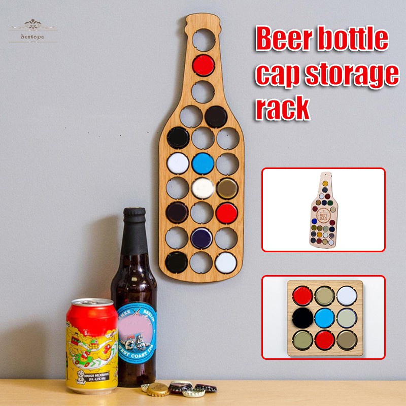 Beer Cap Holder Bottle Shape Wall Hanging Art Decoration Great Father S Day Gift For Men Collectors Ee Philippines - Beer Bottle Wall Art