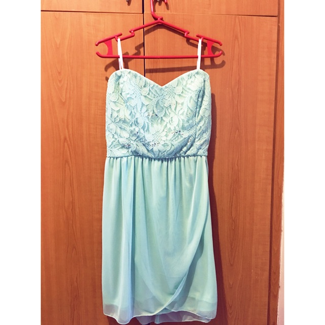 mint green cocktail dress