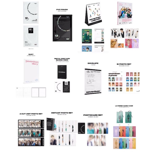 2022 SEVENTEEN SEASONS GREETING WALL CALENDAR NOT INCLUDED PLEASE READ ...