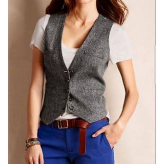 Le tien preloved Fashion Vest V-neck waistcoat for men and women