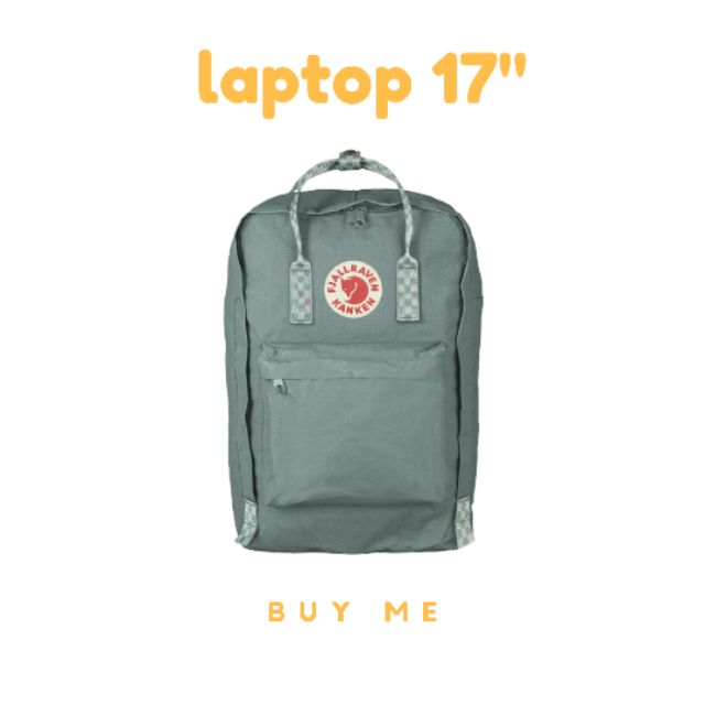 kanken laptop 17 frost green