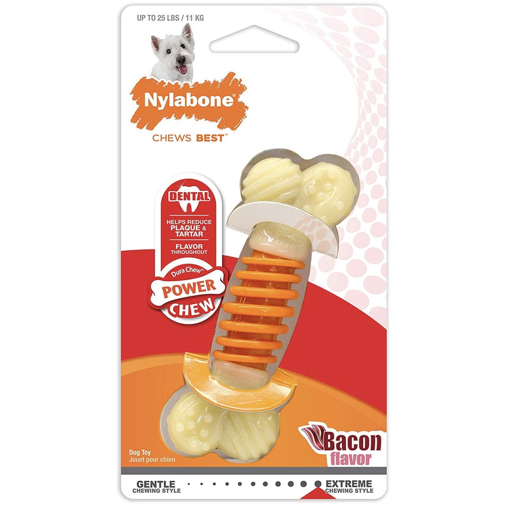 Nylabone Power Chew Dental Bone for Dogs (Small Dogs) Shopee Philippines