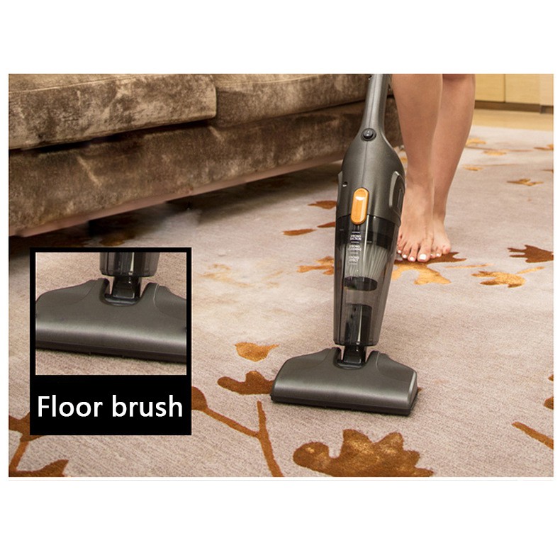 Deerma DX115C/DX118C Household Vacuum Cleaner Mini Handheld Pushrod Cleaner Strong Suction Low Noise - Image 2
