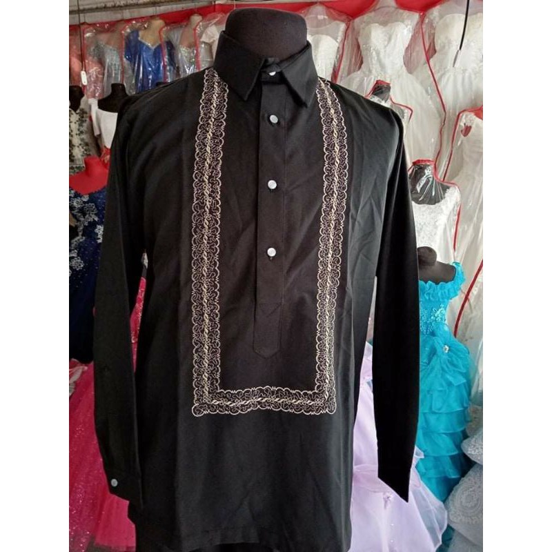 Polo Barong (Long Sleeves) Hugo boss cloth Shopee Philippines