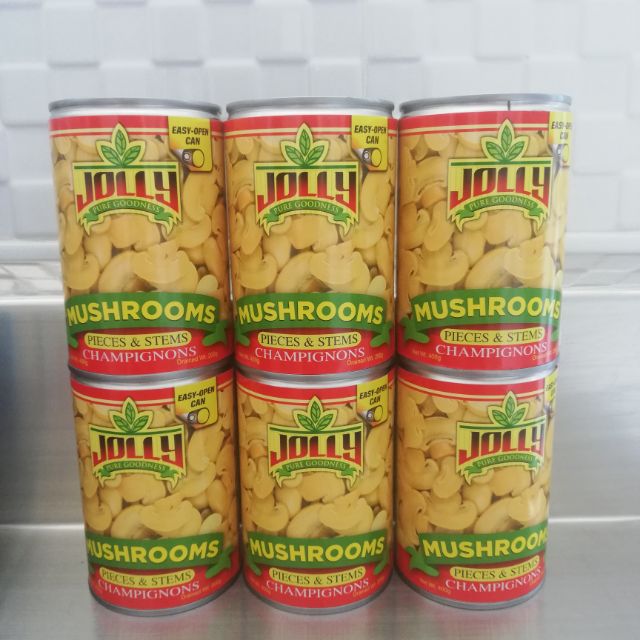 Jolly Sliced Button Mushroom Shopee Philippines