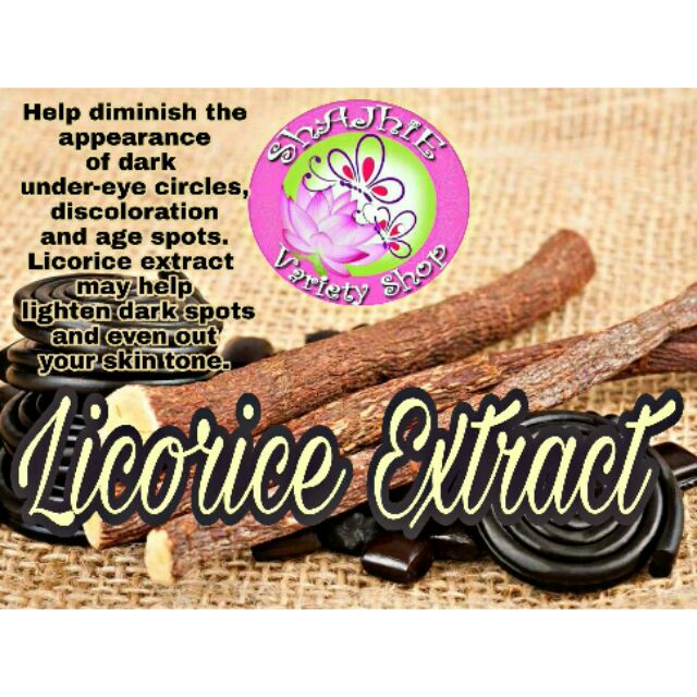licorice extract for dark circles
