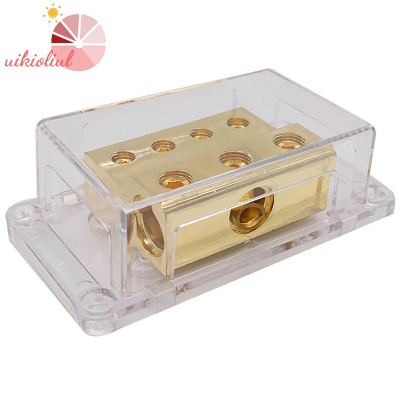 Power Distribution Block Audio Amplifier 1 in 4 Way Out Power Ground