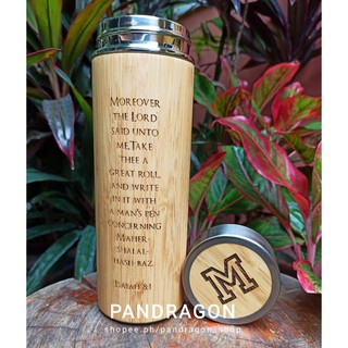 [COD] Personalized Premium Bamboo Tumbler Engraved Customized Gift