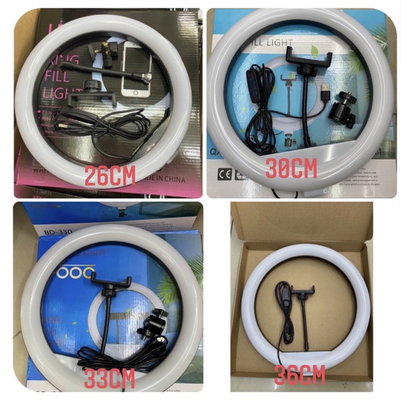 Ringlight 16cm/26cm/30cm/33cm/36cm Led Dimmable Ring light Only Shopee Philippines