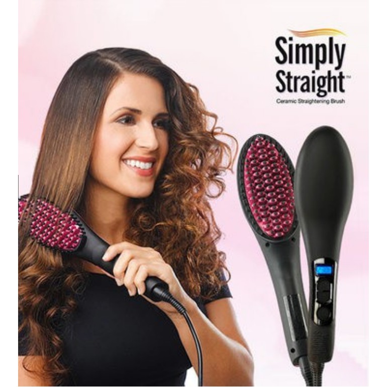 can you use simply straight brush on wet hair