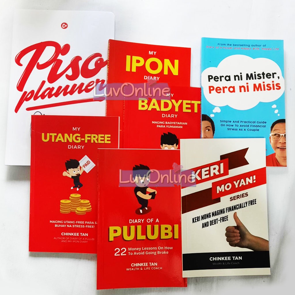 chinkee tan books bundle Bundle PISO 7in1 Planner with 6 FREE BOOKS