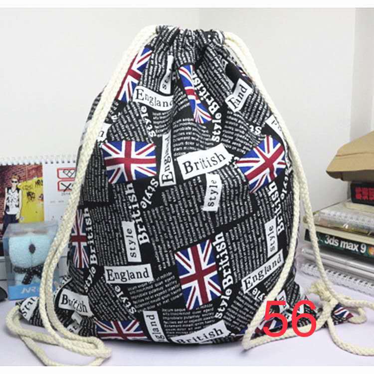 Summer Drawstring canvas bag Backpack Shopee Philippines