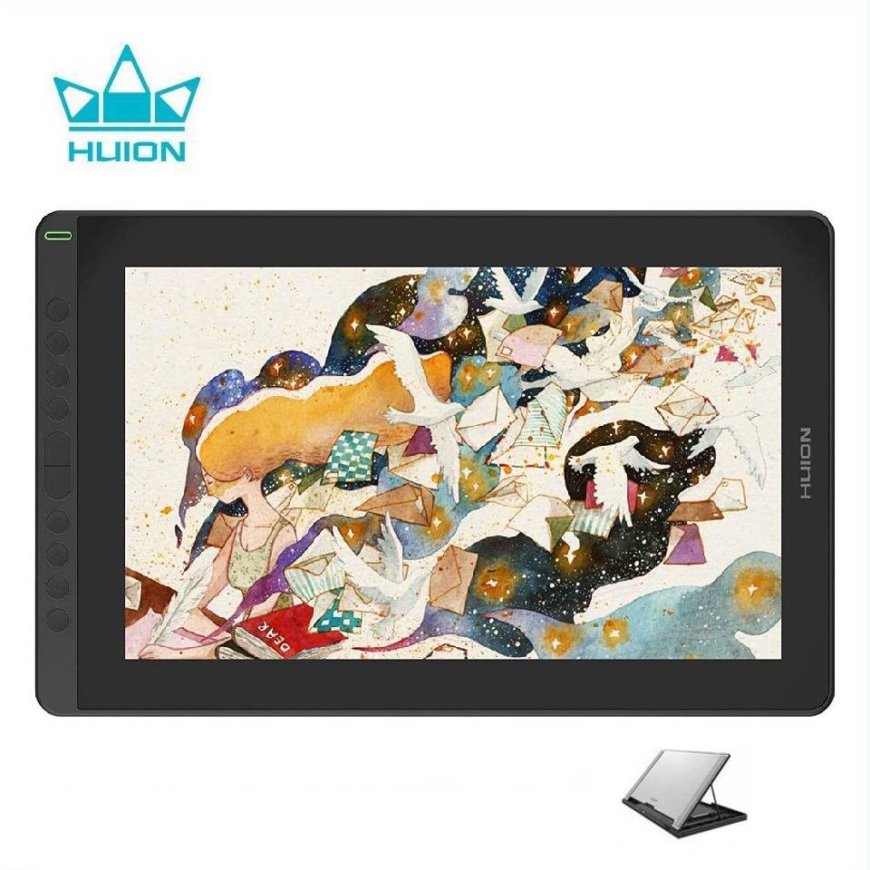 Huion kamvas 16 new graphics drawing tablet supported android include