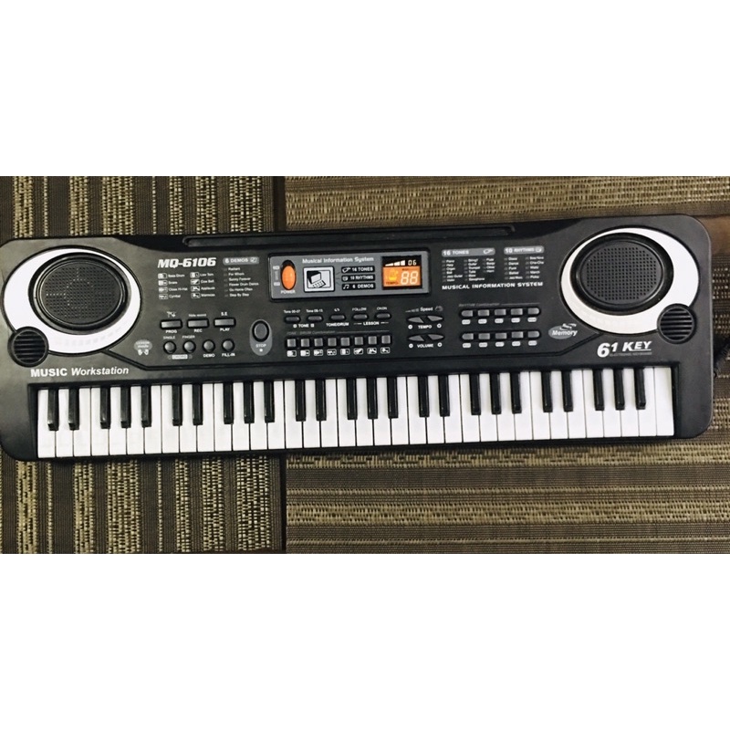 61 Keys Digital Electronic Keyboard MQ6106 (Slightly used) Shopee