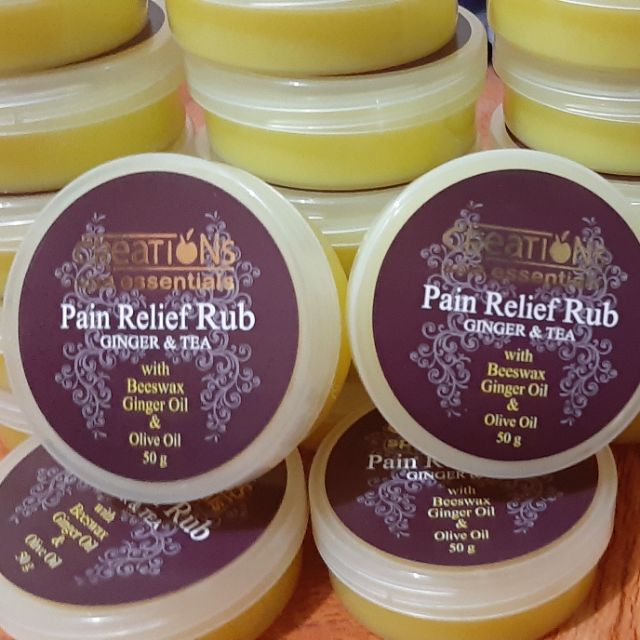 GINGER AND TEA (YELLOW)pain relief rub Shopee Philippines