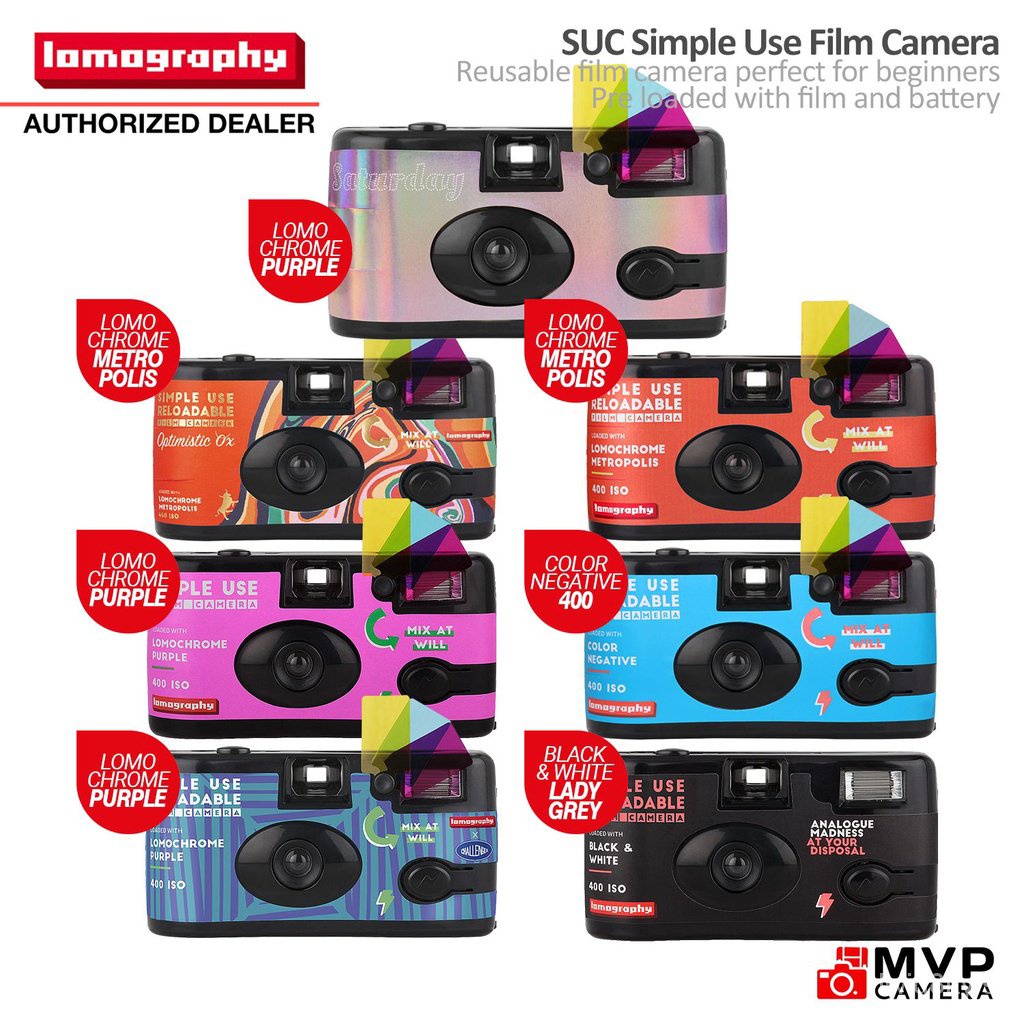 TQFY LOMOGRAPHY Simple Use Reloadable Analogue Film Camera MVP CAMERA