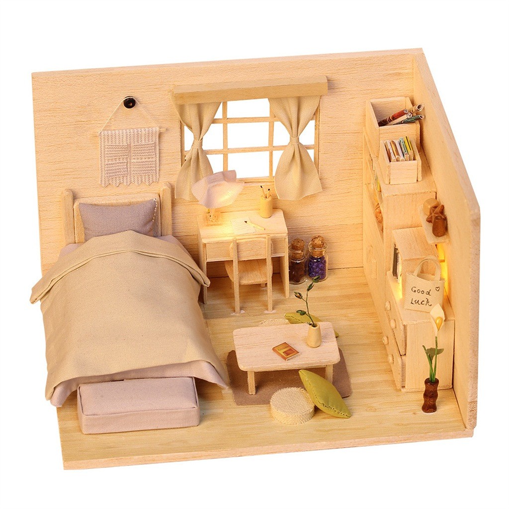 diy miniature dollhouse kit time apartment