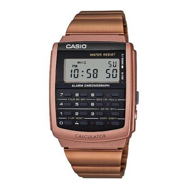 Casio CA-506C-5A / CA506 Calculator Watch Rosegold | Shopee Philippines