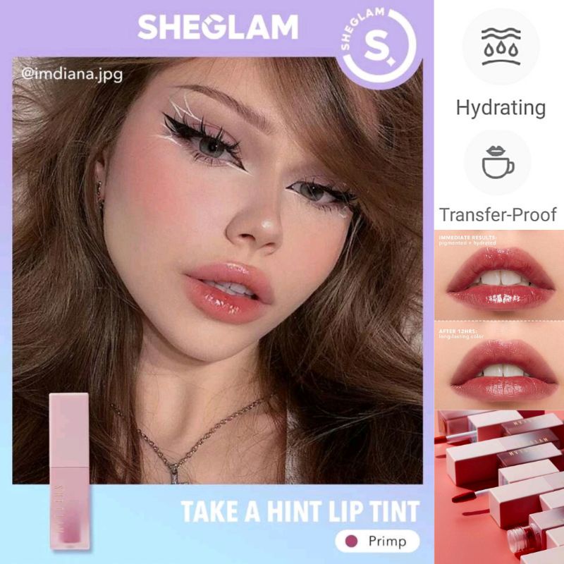 SHEGLAM Take a Hint Lip Tint High Gloss UltraLightweight Neversticky