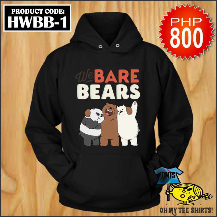 We Bare Bears Hoodie Jacket Unisex #Cod #Cotton Shopee Philippines ...