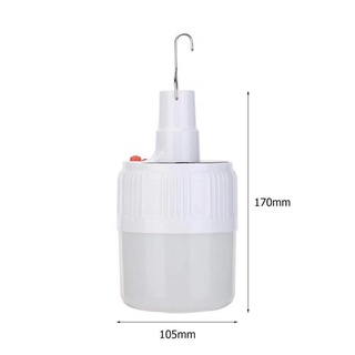 【Philippine cod】 Solar Power LED Hanging Lamp Bulb 220V Rechargeable Outdoor Emergency Light Smar #9