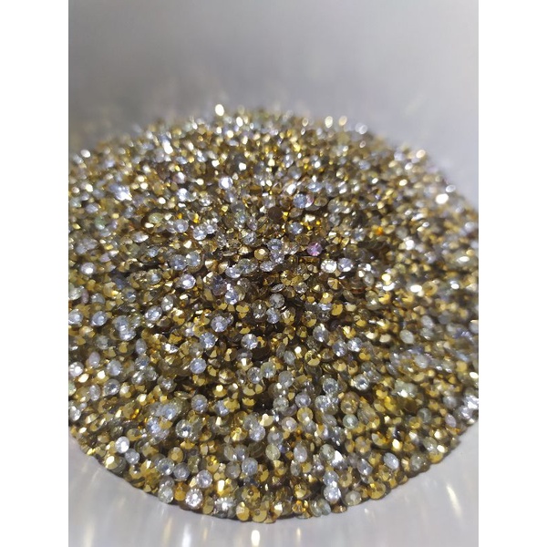 GOLD METALLIC ROUND BEADS FOR DIAMOND PAINTING Shopee Philippines