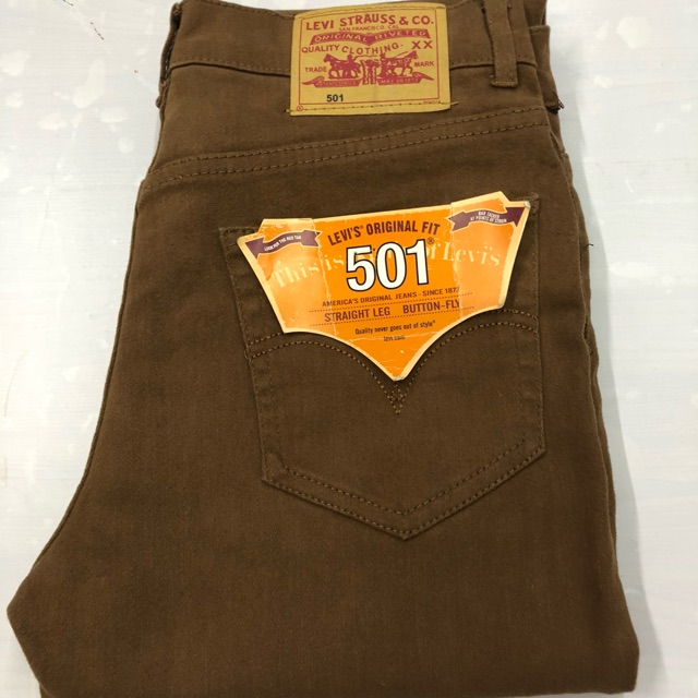 levis 501 brown jeans