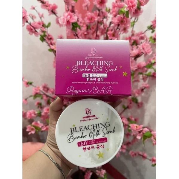 Brightest Skin Bleaching Bamboo Milk Scrub Shopee Philippines