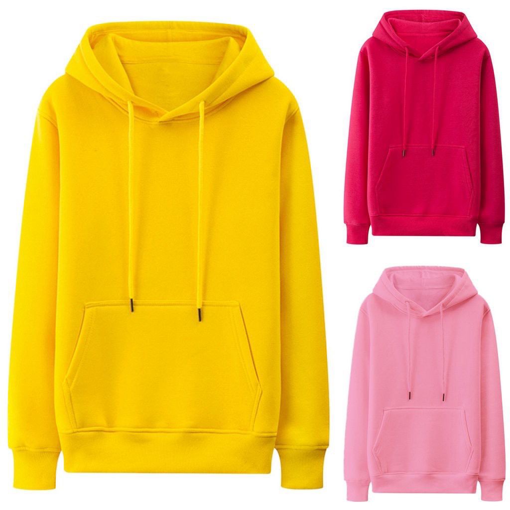 【gxg】Women Unisex Plain Hoodie Jacket | Shopee Philippines