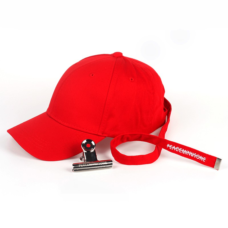 New Korean fashion long back strap Send clip baseball cap unisex cotton snapback hip hop hat