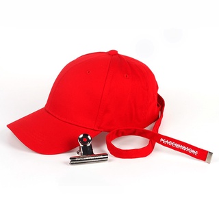 New Korean fashion long back strap Send clip baseball cap unisex cotton snapback hip hop hat #2