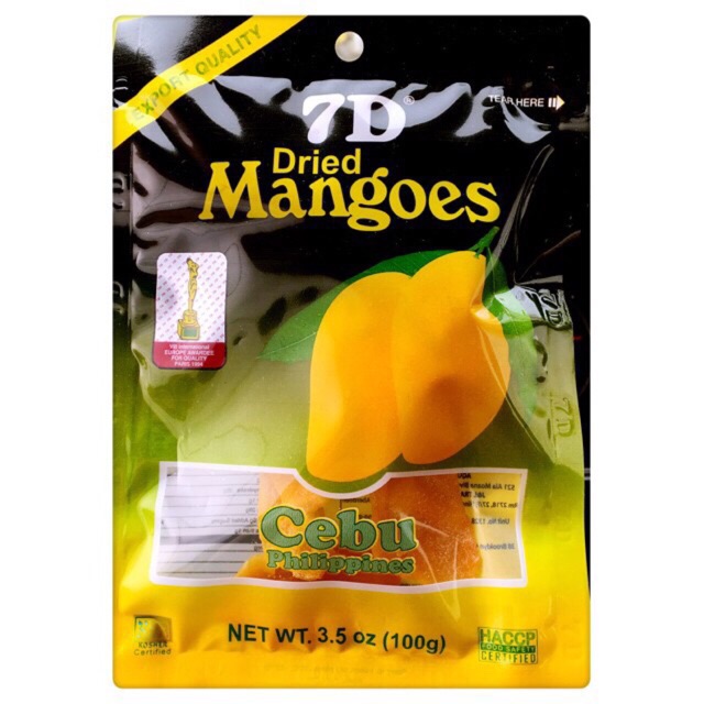 1box 7D cebu dried mangoes 100g/50pack/box Shopee Philippines
