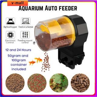 Automatic Feeder Smart Timed Dispenser Fish Tank Fish Feeder 12 Hours and 24 Hours Feeding