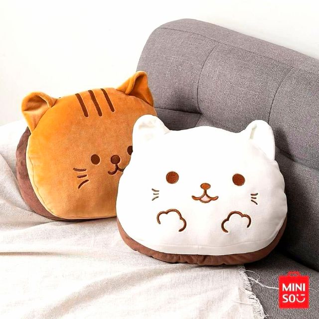 miniso cat pillow