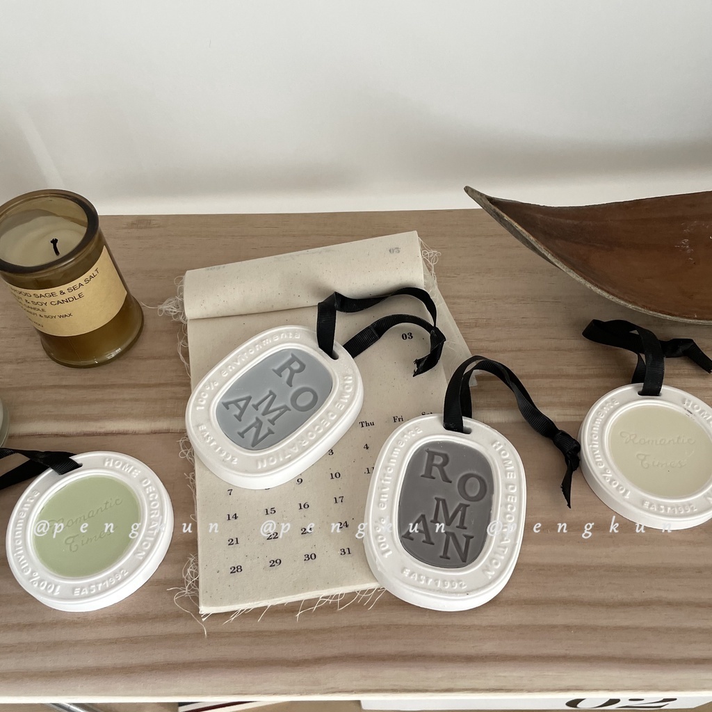 Nordic style aromatherapy pendant car hanging decorative fragrant wax