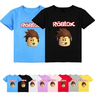 Roblox Boys Cartoon Fashion Short Sleeve T Shirt Y 053 Shopee Philippines - roblox 096 shirt