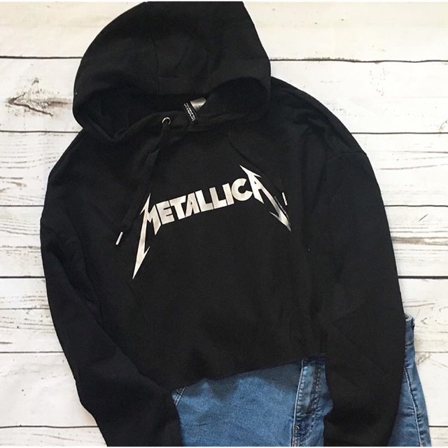 metallica sweatshirt h&m