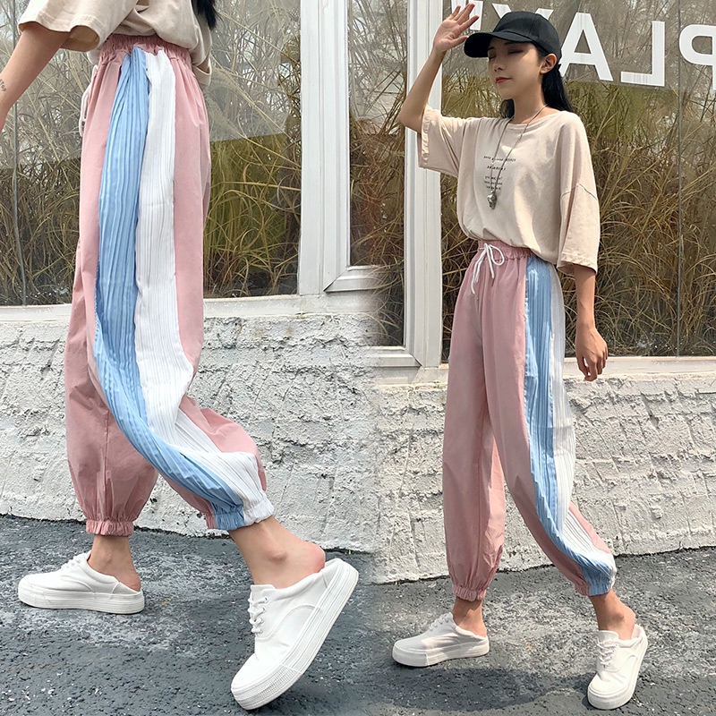 korean track pants fashion