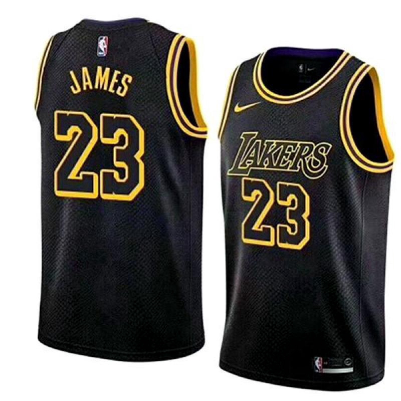 lebron lakers shirt black